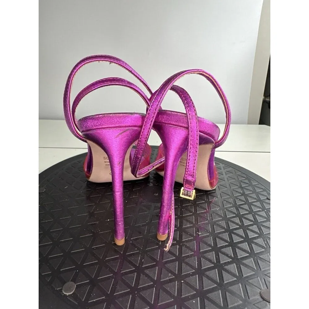 Schutz Jamili Barbie Pink Sandal Heels Size 6B